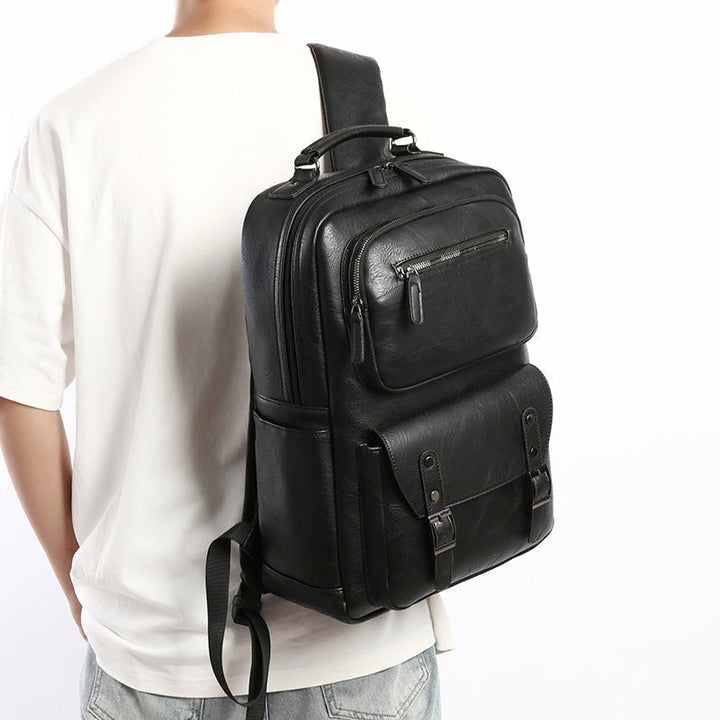 Premium Läder Organizer Ryggsäck Karnz
