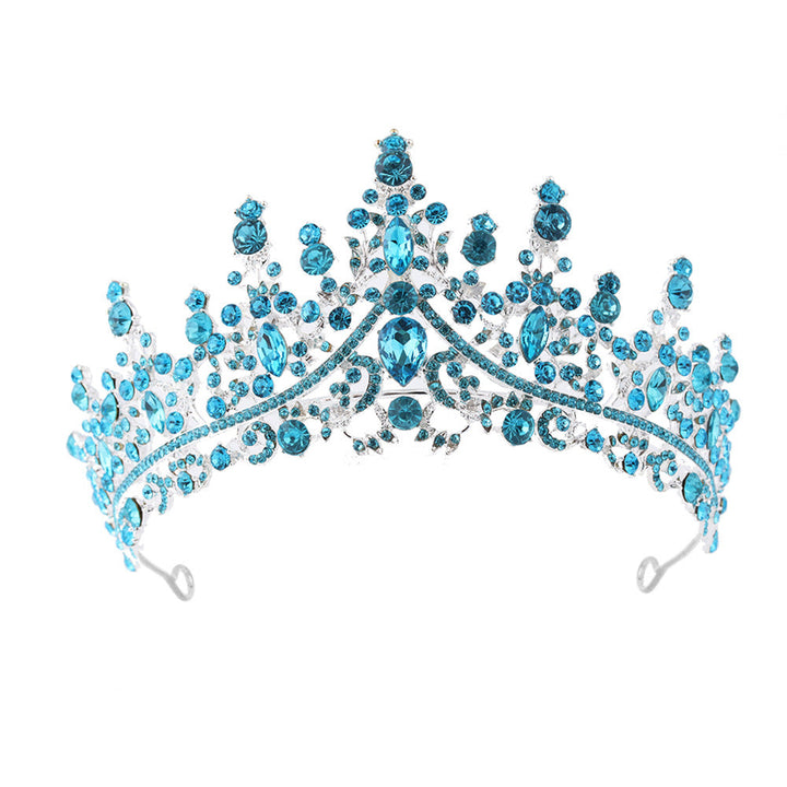 Damen Strass Tiara med glittrande ädelstenar Karnz