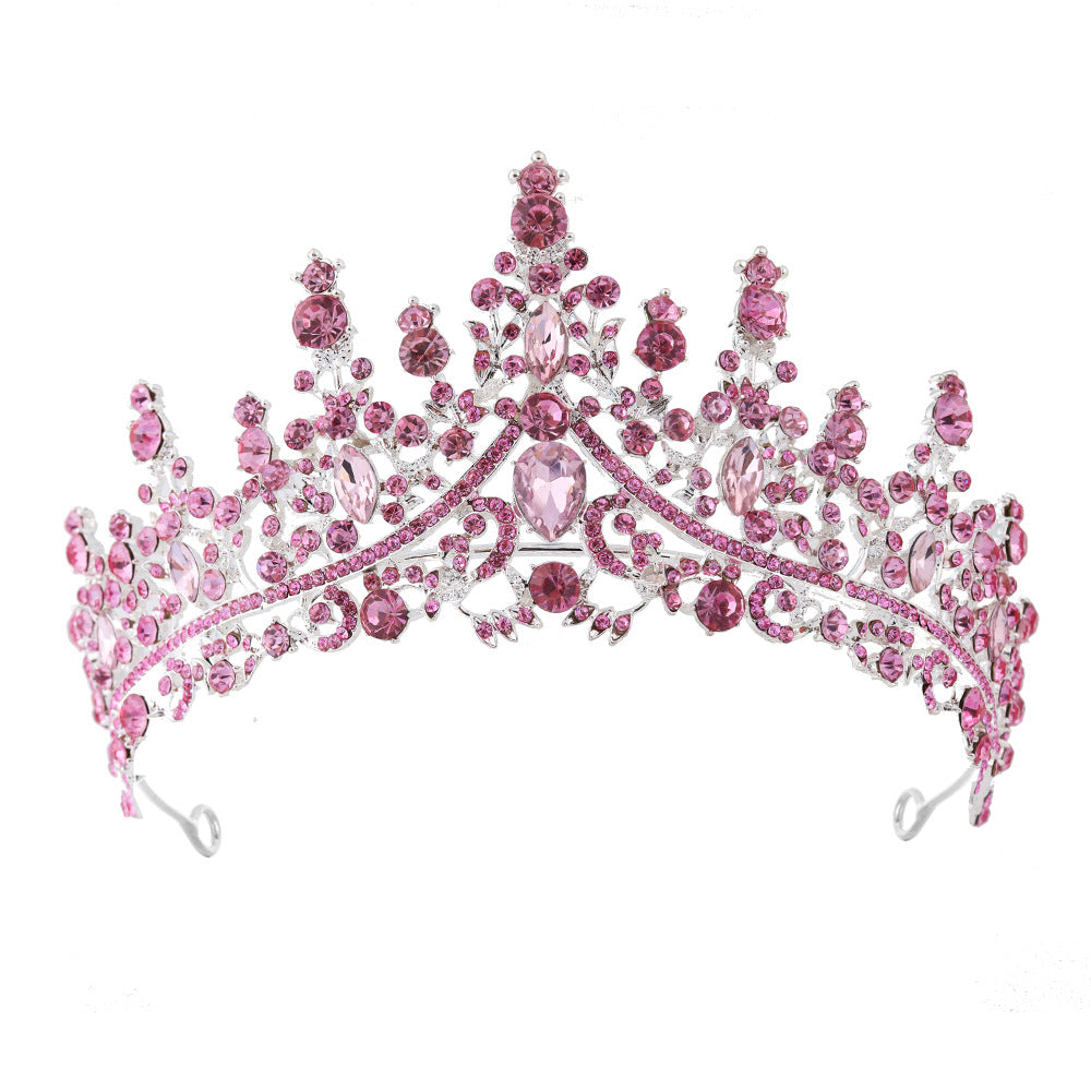 Damen Strass Tiara med glittrande ädelstenar Karnz