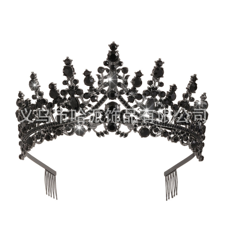 Damen Strass Tiara med glittrande ädelstenar Karnz
