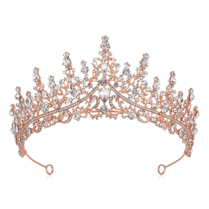 Damen Strass Tiara med glittrande ädelstenar Karnz