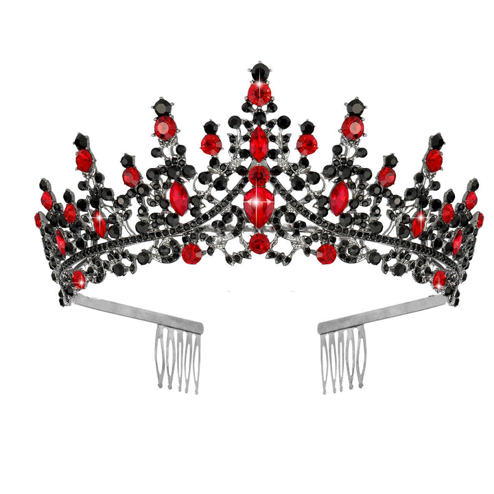 Damen Strass Tiara med glittrande ädelstenar Karnz