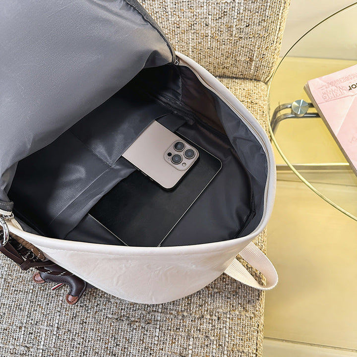 Läder Rucksack Karnz