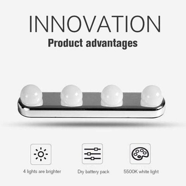 Bärbart Makeup LED-Fyll-Ljus