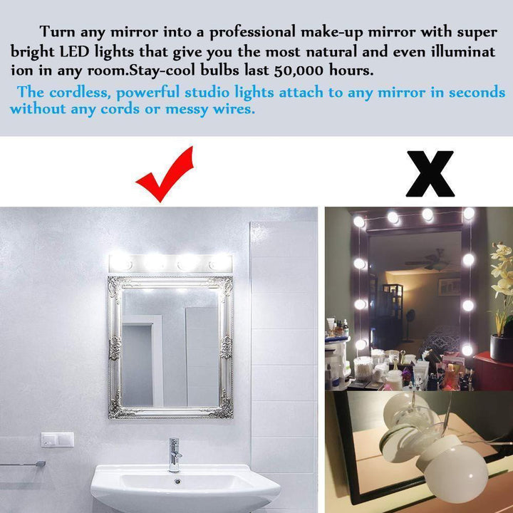 Bärbart Makeup LED-Fyll-Ljus