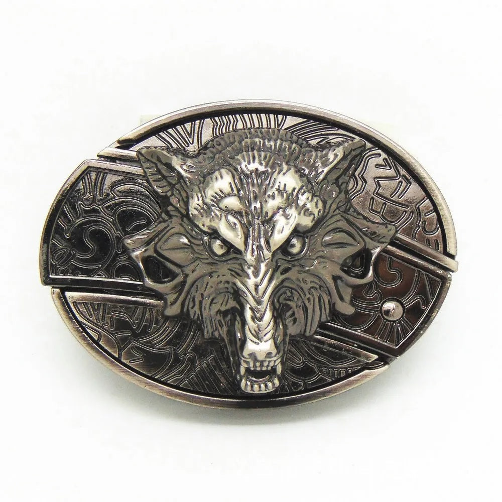 Sandsberg | Herrläder-Punkbälte | Vintage-Metallspännen Designer