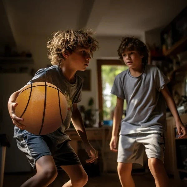 Sandsberg | Leiser Inomhus-Basketboll | Ljudreducerande Mjuk Studs