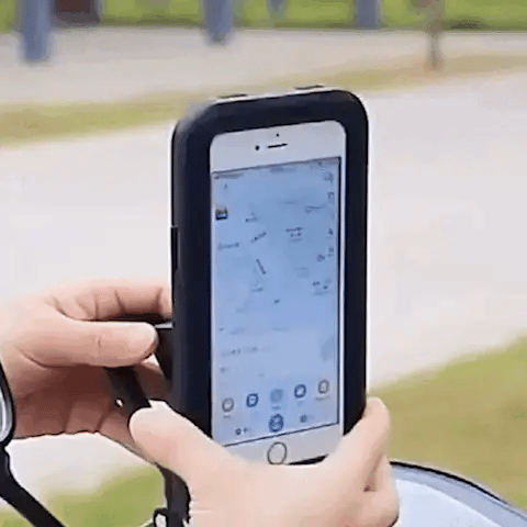 SafeRide Vattentät Mobilhållare – 360° roterbar för cykel och regnväder