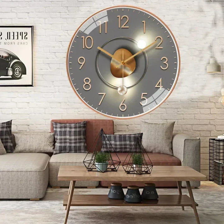 Karnz | SilentTime – Digital väggklocka i klassisk stil