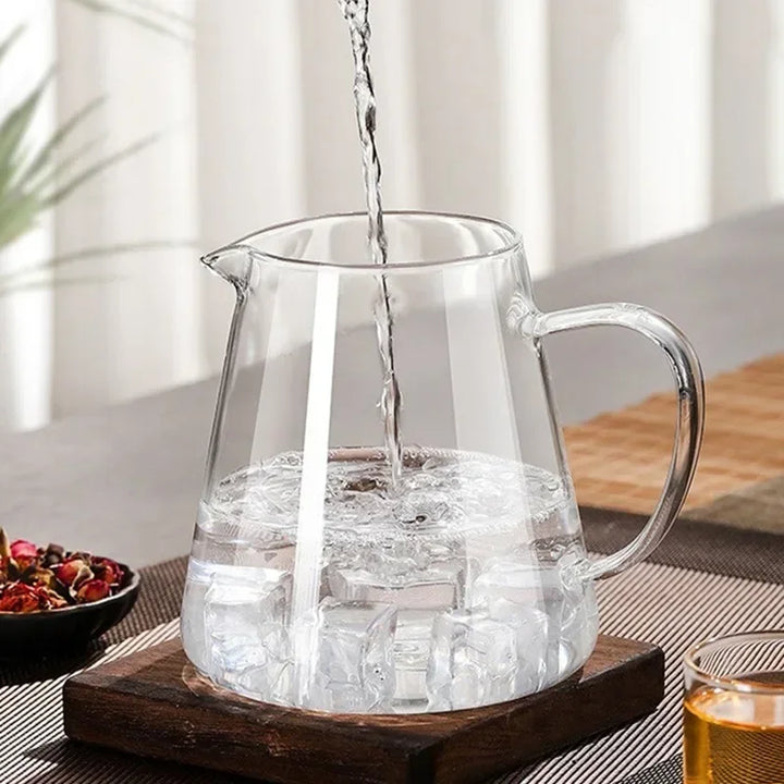 450ml-950ml Värmebeständig Glas Teekanna – Rostfritt Stål Te-sil, Blomkanna för Kung Fu Teetillbehör, Puer- och Oolong-te