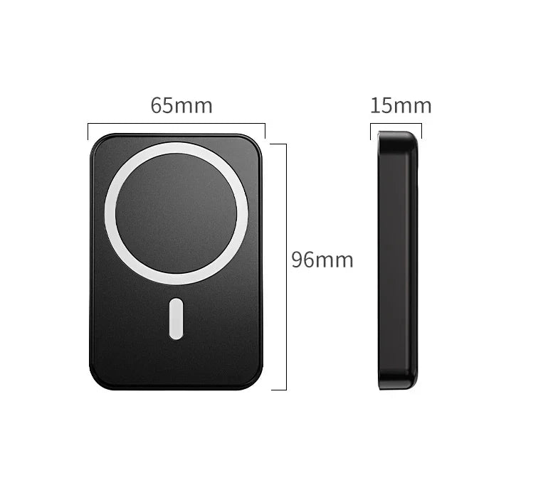 Magnetisk trådlös Powerbank med stativ
