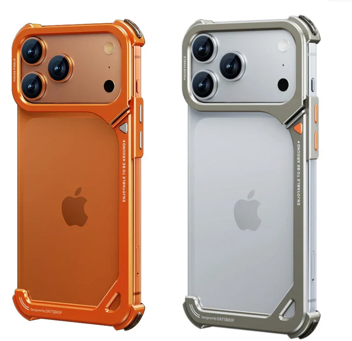 Metallramlös Bumper för iPhone 17