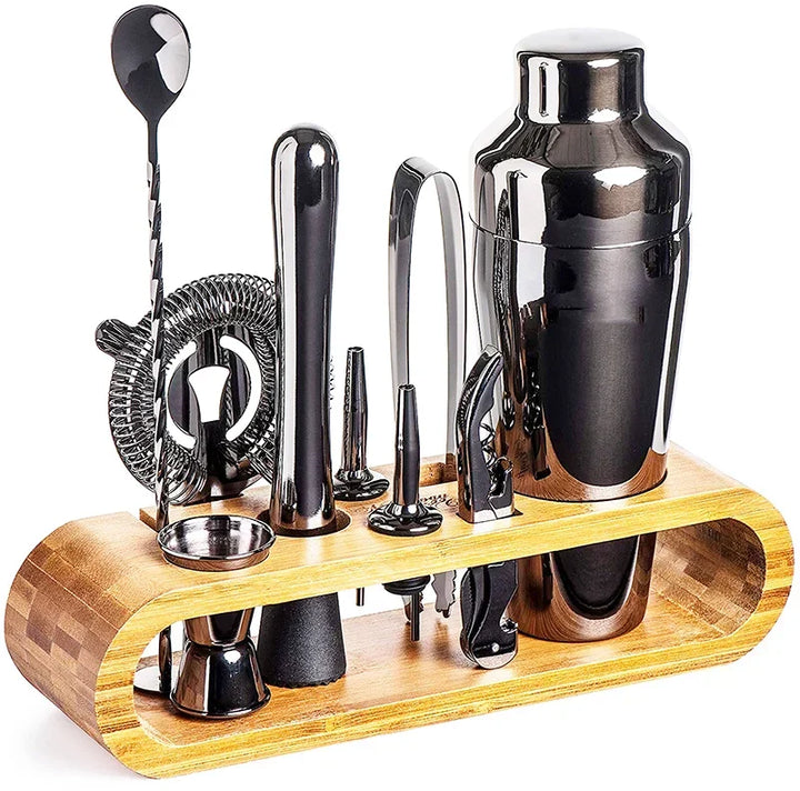Sandsberg | MixArt Metalliskt Bar-Set | Elegant Cocktail- och Bartender-Set | Perfekta drycker görs enkelt