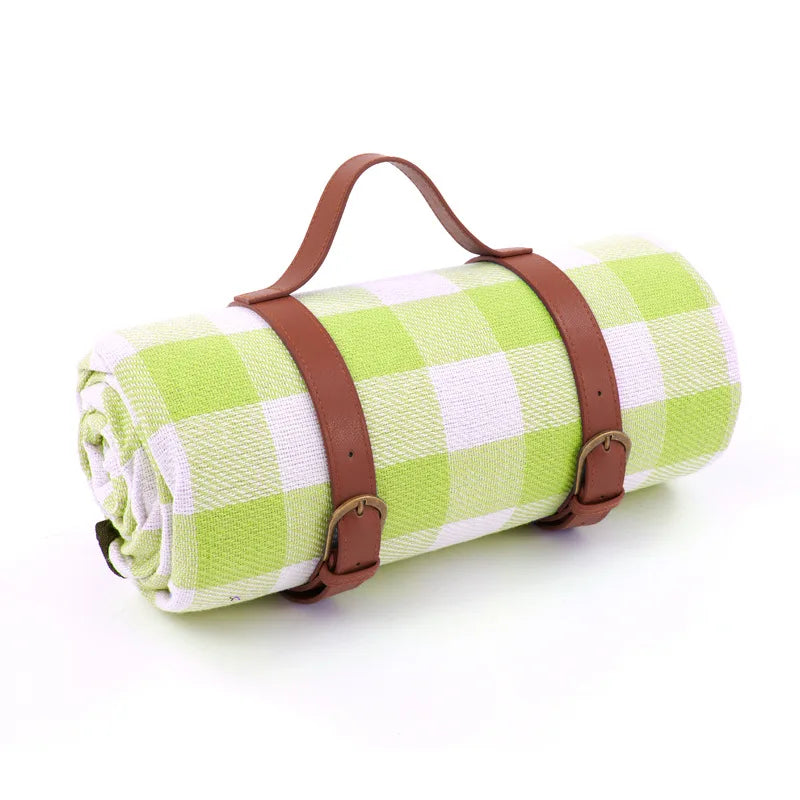 NovaPlaid | Vattentät vikbar picknickfilt med bärrem | Karnz