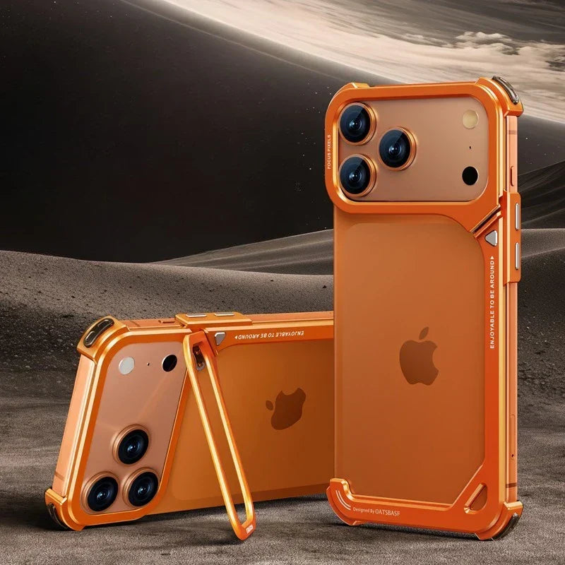 Metallramlös Bumper för iPhone 17