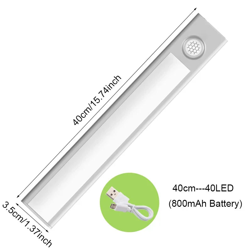 USB-uppladdningsbar rörelsesensorlampa