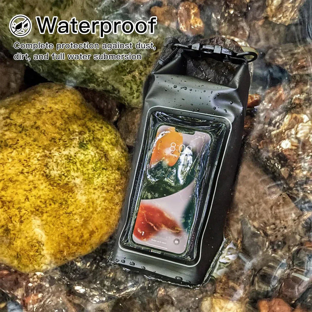 Karnz | AquaVault Vattentät Dry Bag 2L | Med Touchscreen-fönster | Utomhusväska för kajakpaddling, vandring &amp; vattensport
