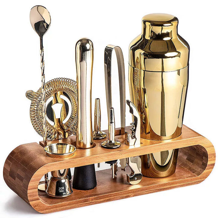 Stirré Elite Cocktail Set – Lyxigt Metall Bar Set Essentials | Karnz