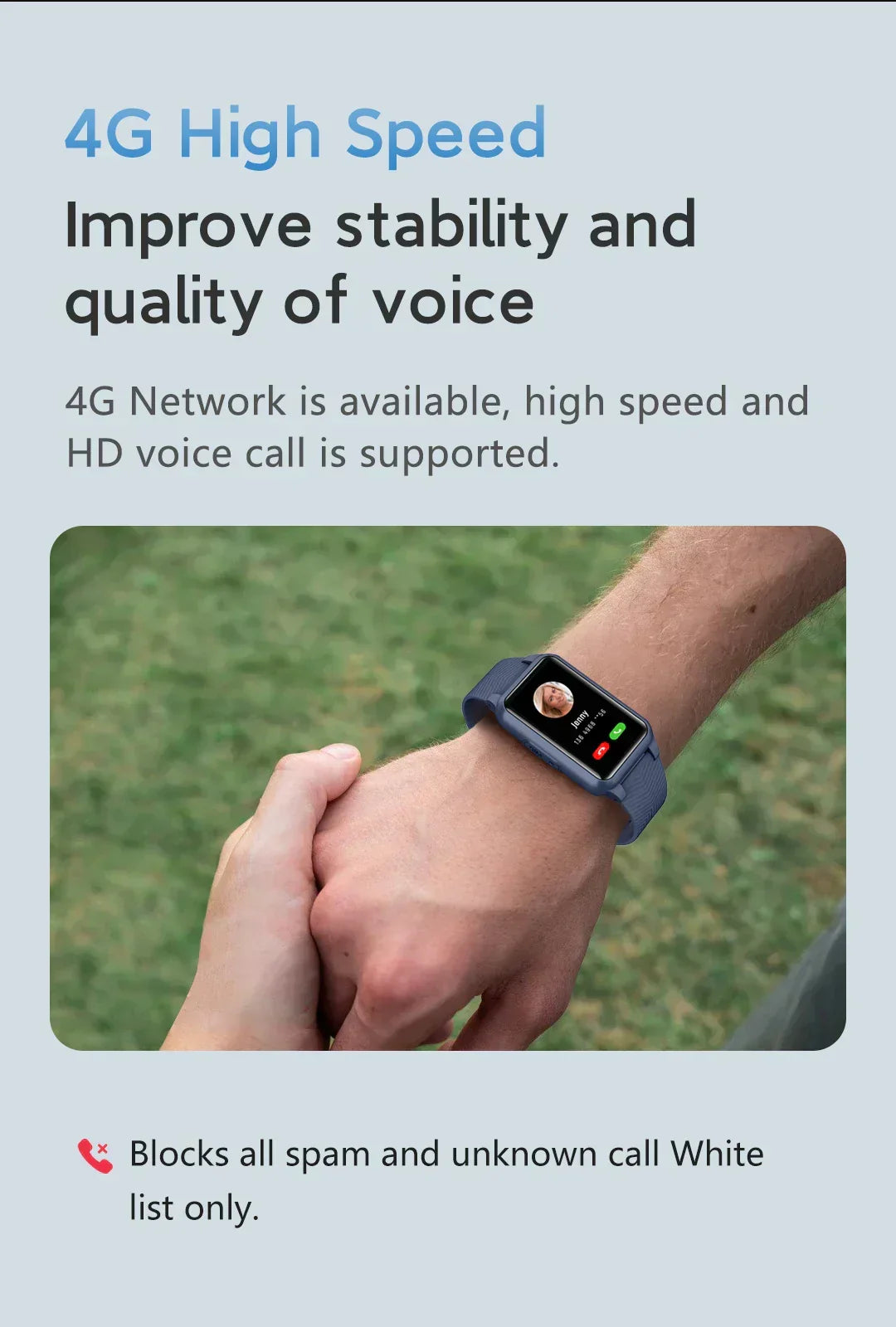 Senior Safety Watch med falligenkänning och GPS – Smart Care Smartwatch | Karnz