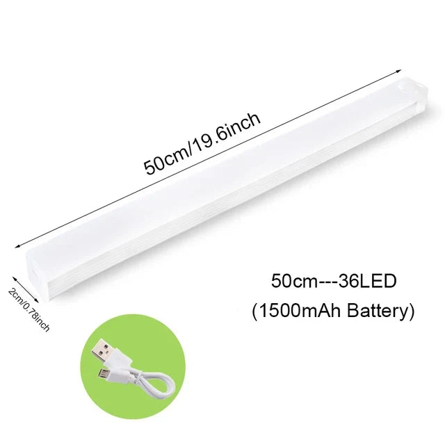 USB-uppladdningsbar rörelsesensorlampa