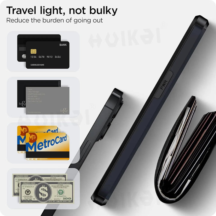 Karnz | LuxShield iPhone-fodral med kortfack | Snygg design | Kortförvaring | Skydd &amp; stil