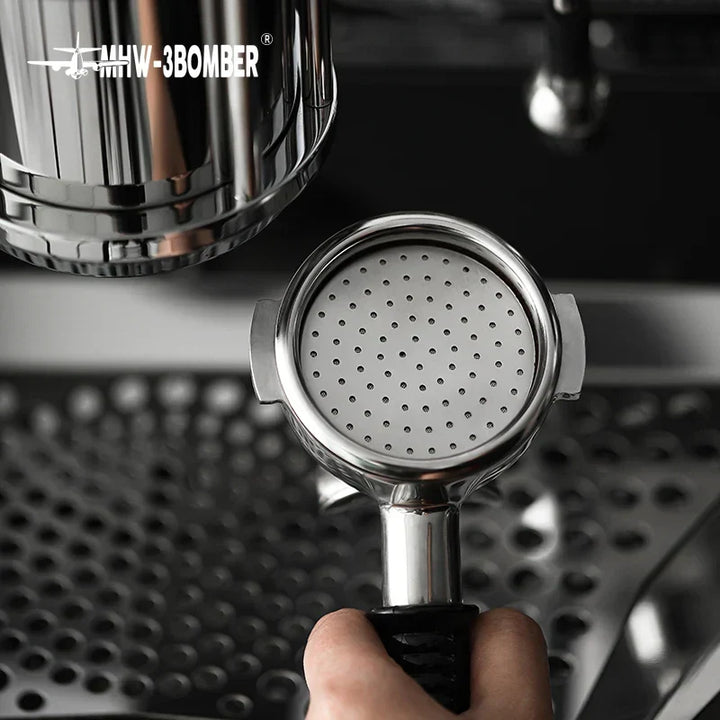 MHW-3BOMBER 51/53/58.5mm Espresso Puck Skärm Dubbel-Lager Metall Kaffe Återanvändbart Filter