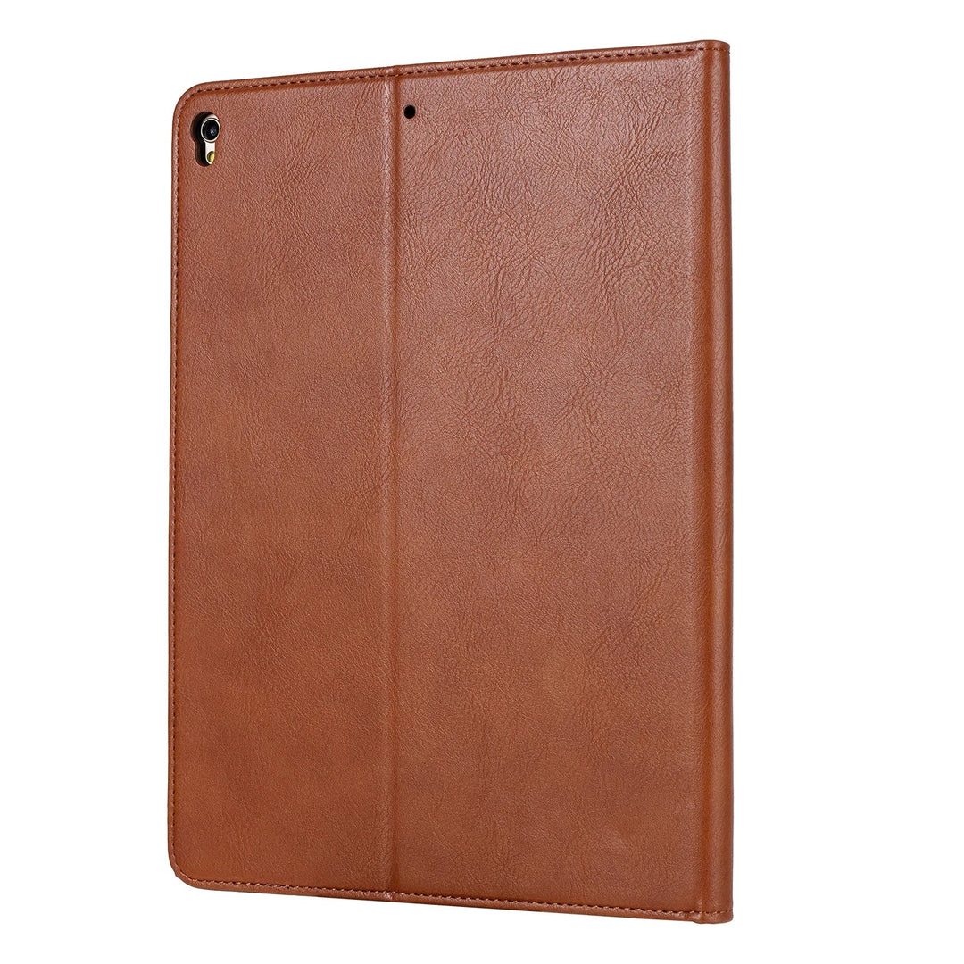 Leder Flip Case för iPad 9,7 (2017-2018), 10,2 (7. / 8. Gen), Air 2/3/4, Pro 9,7/10,5/11 - Vattentålig, Stötsäker, Affärs Tablet Fodral