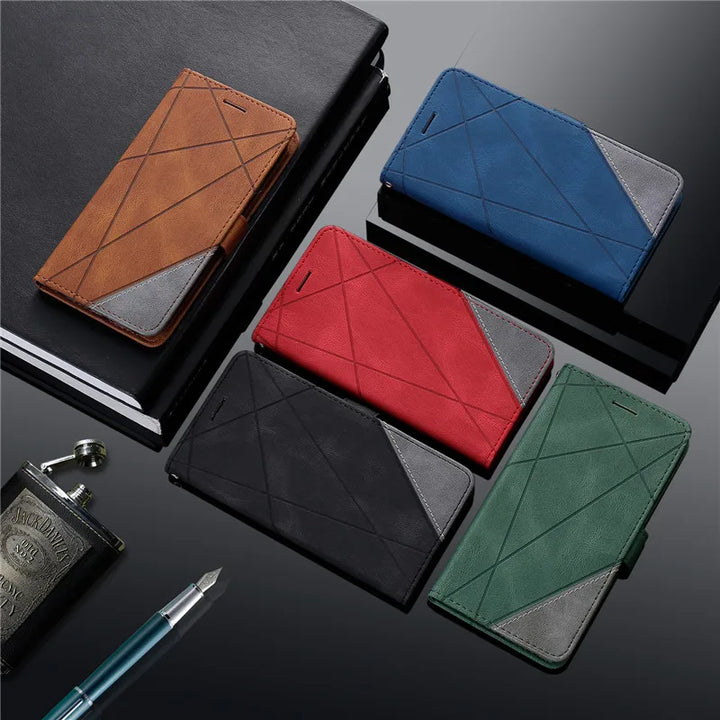 Flip Magnetiskt Läderfodral för Samsung Galaxy A Series