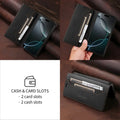 Sandsberg | RFID Läder iPhone 16/15 Magnetisk Fodral Plånbok Case