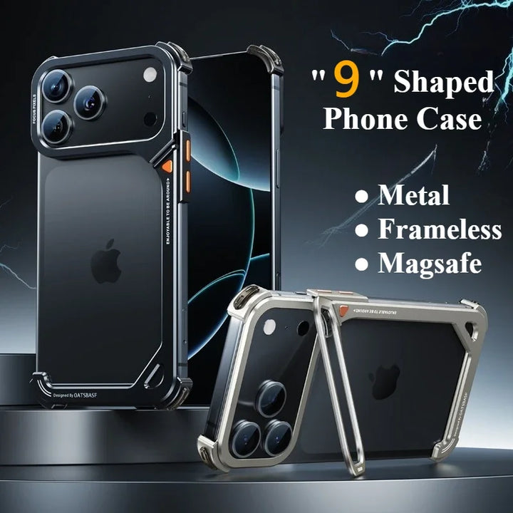 Metallramlös Bumper för iPhone 17