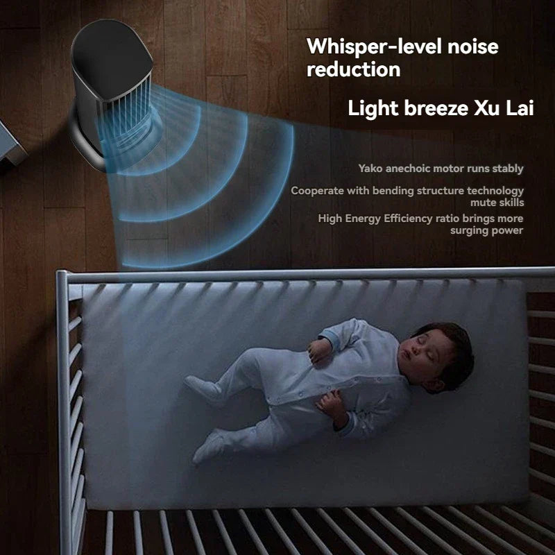 Towerless Ultra Cool Air Conditioning Desktop Fan | Karnz