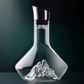 1500ml Iceberg Dekanter Kreativ blyfri kristallmaterial Lyx högkvalitativ hushålls rödvinsdekanter vinkanna