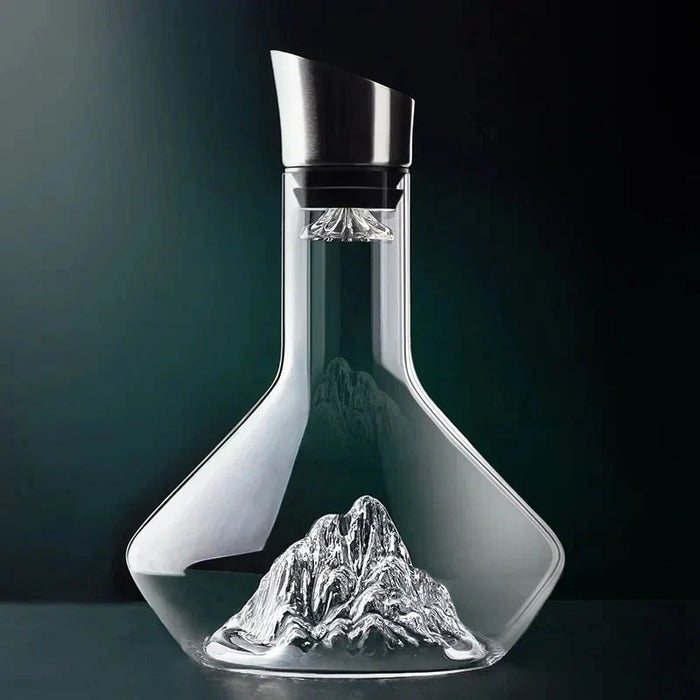 1500ml Iceberg Dekanter Kreativ blyfri kristallmaterial Lyx högkvalitativ hushålls rödvinsdekanter vinkanna