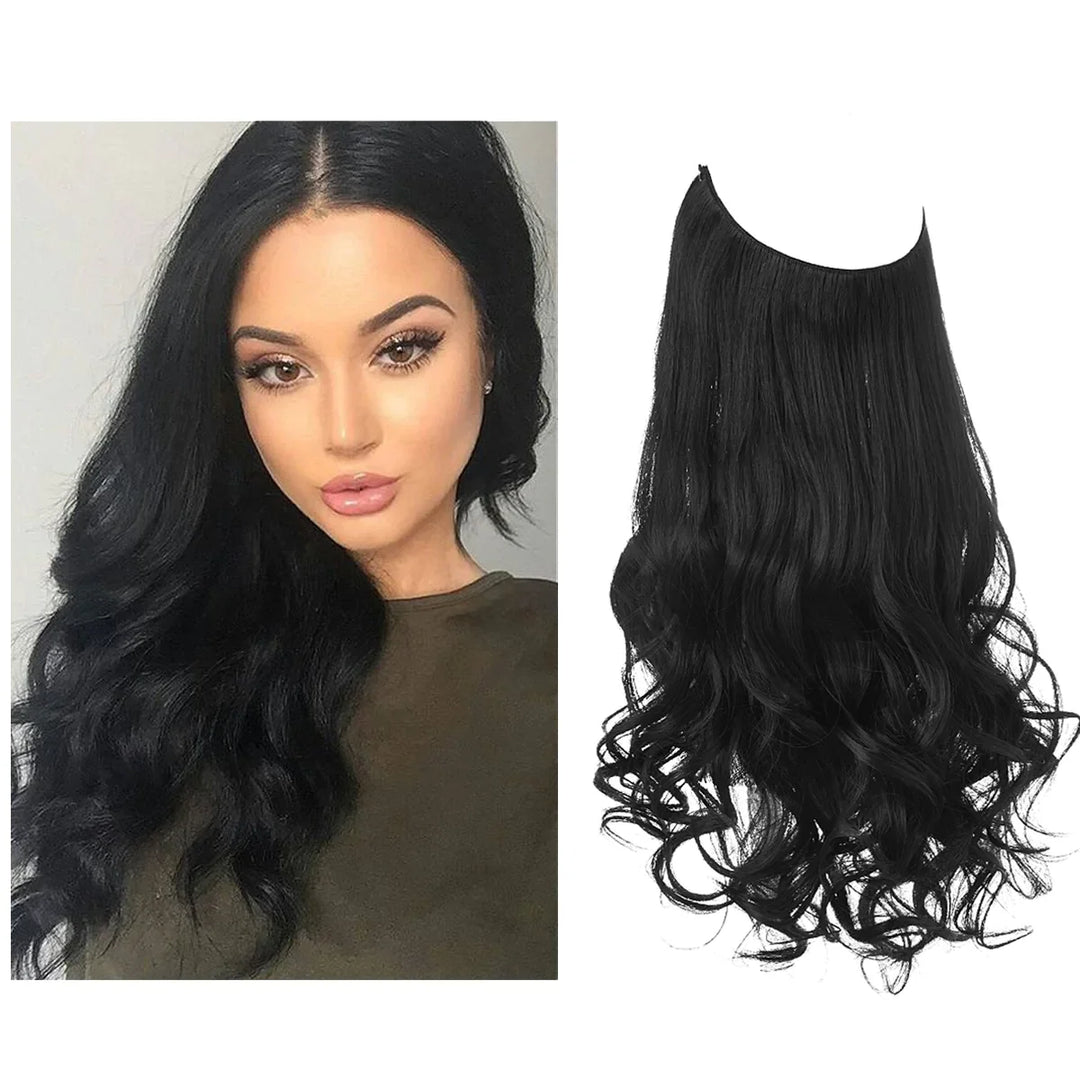 SecretHair | Äkta Hår Extensions | Naturligt Vågmängd | Blond