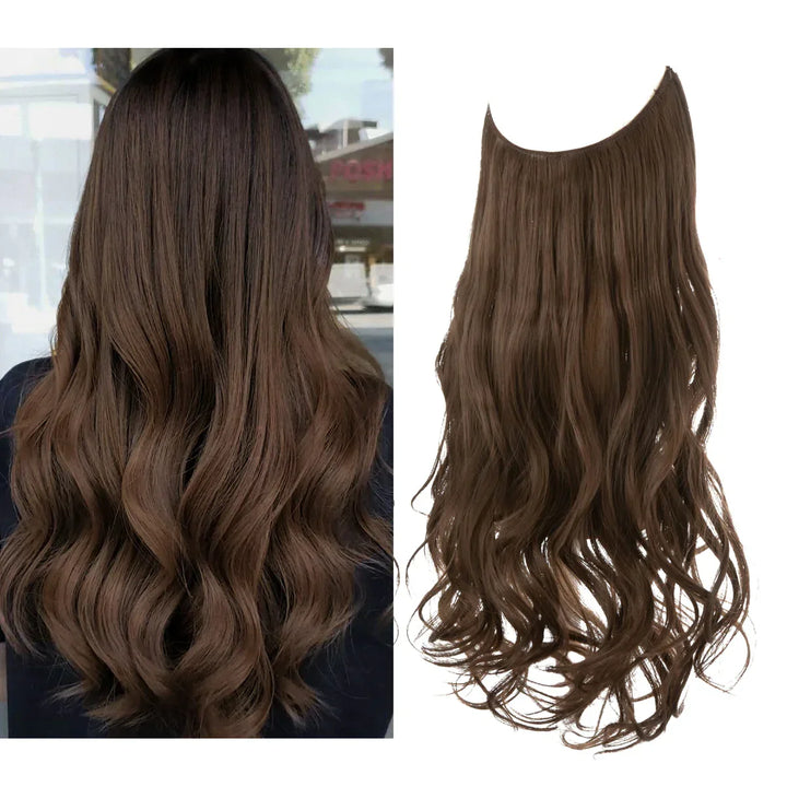 SecretHair | Äkta Hår Extensions | Naturligt Vågmängd | Blond