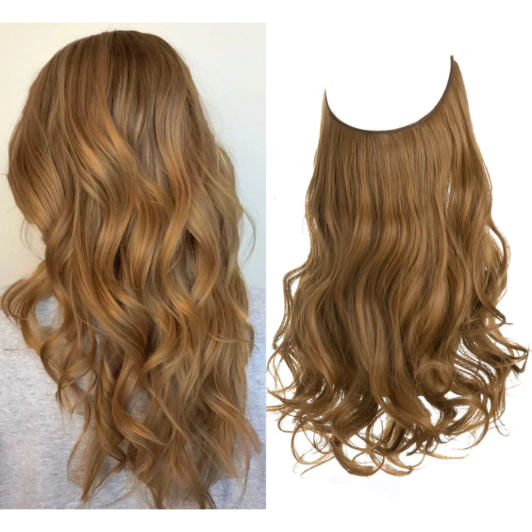 SecretHair | Äkta Hår Extensions | Naturligt Vågmängd | Blond