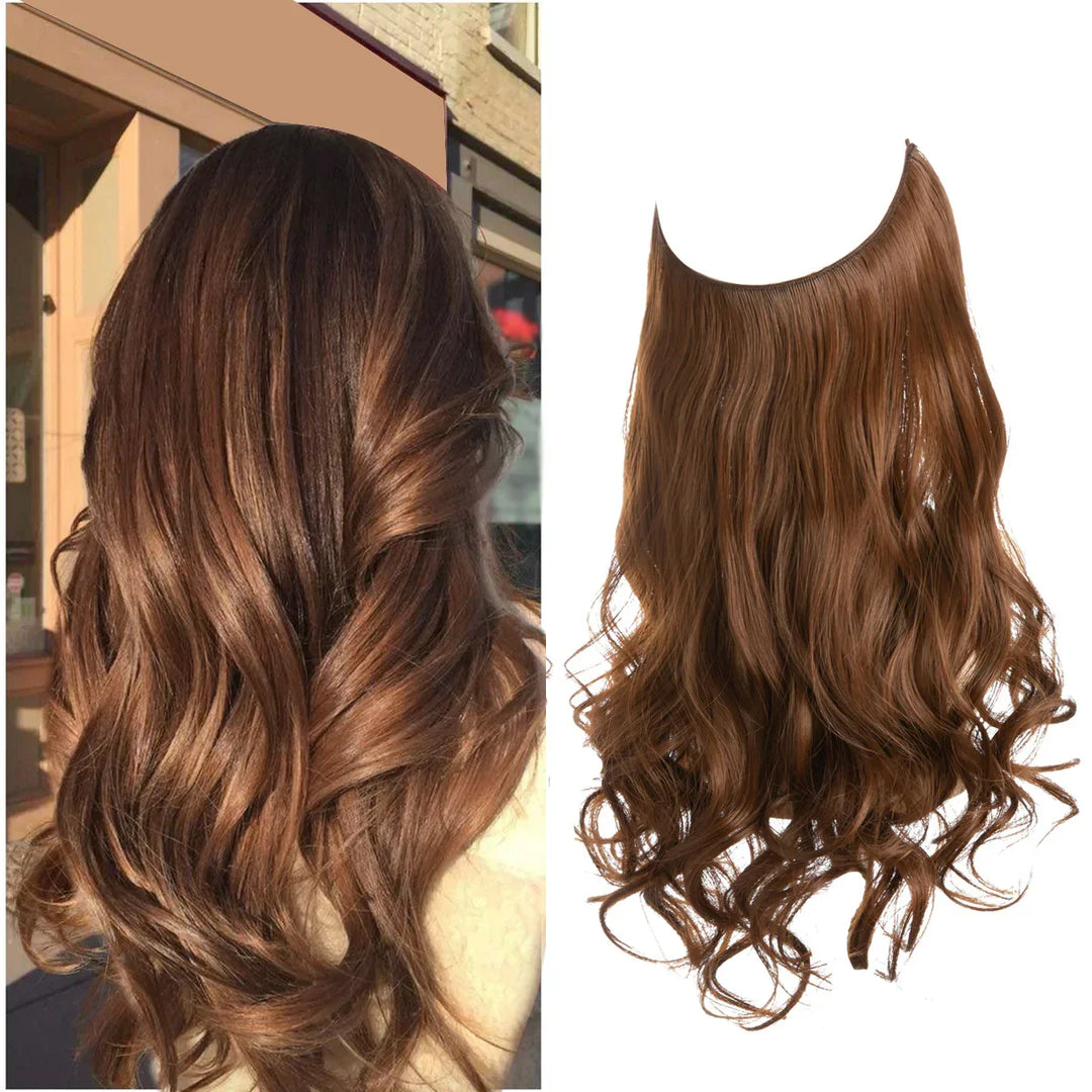 SecretHair | Äkta Hår Extensions | Naturligt Vågmängd | Blond