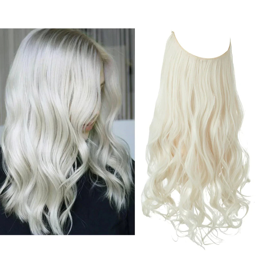 SecretHair | Äkta Hår Extensions | Naturligt Vågmängd | Blond
