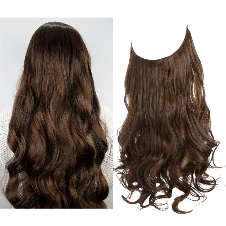 SecretHair | Äkta Hår Extensions | Naturligt Vågmängd | Blond