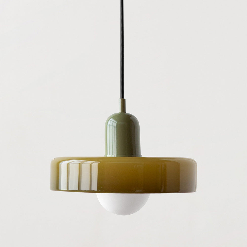 Färgglad Glas Pendellampa - BauLume | Karnz