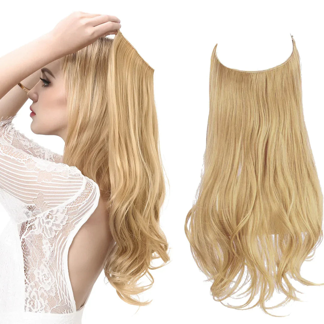 SecretHair | Äkta Hår Extensions | Naturligt Vågmängd | Blond