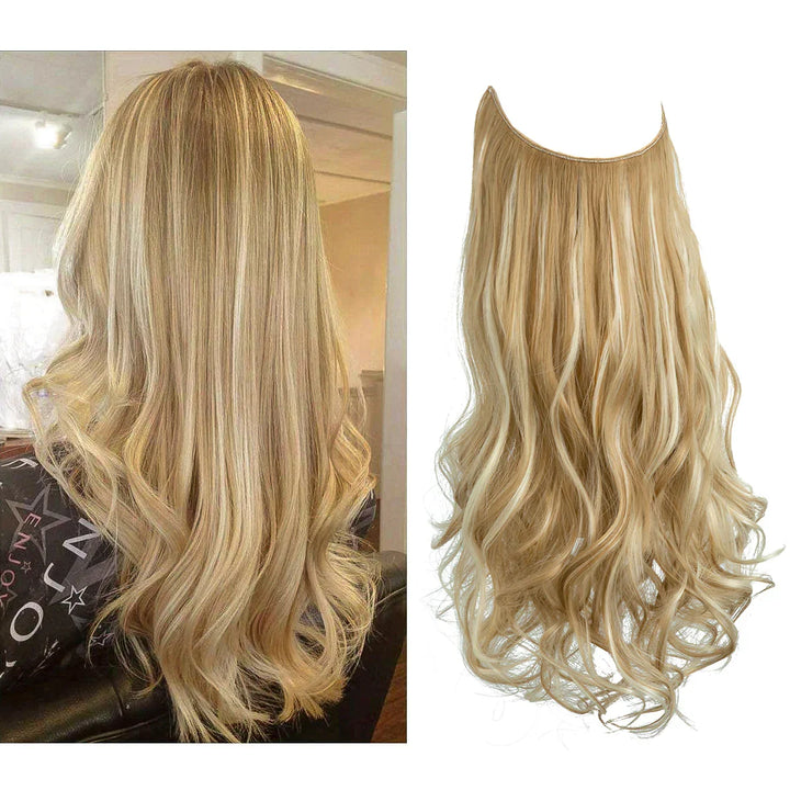 SecretHair | Äkta Hår Extensions | Naturligt Vågmängd | Blond