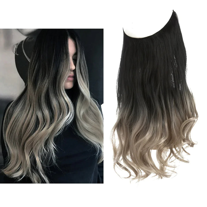 SecretHair | Äkta Hår Extensions | Naturligt Vågmängd | Blond
