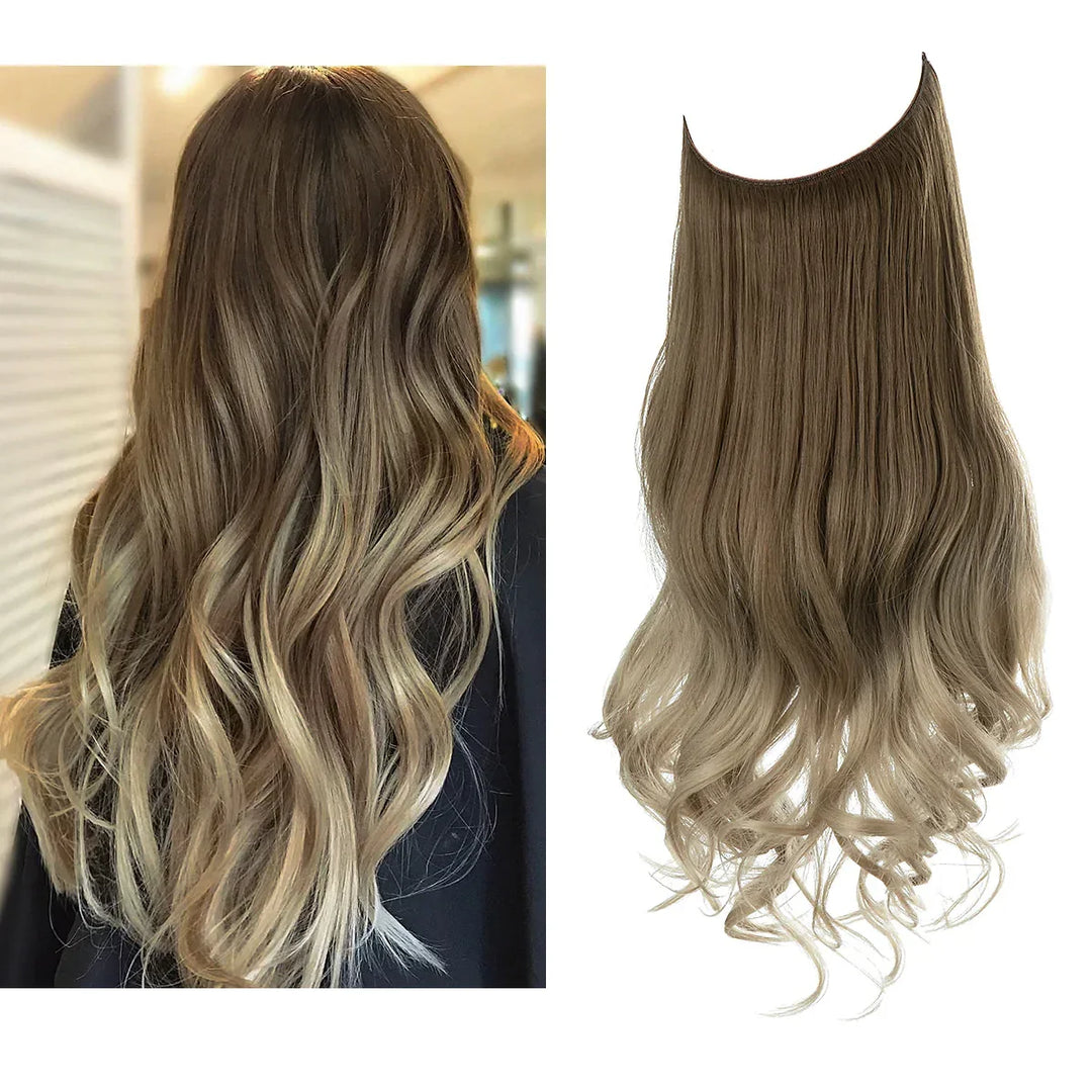 SecretHair | Äkta Hår Extensions | Naturligt Vågmängd | Blond