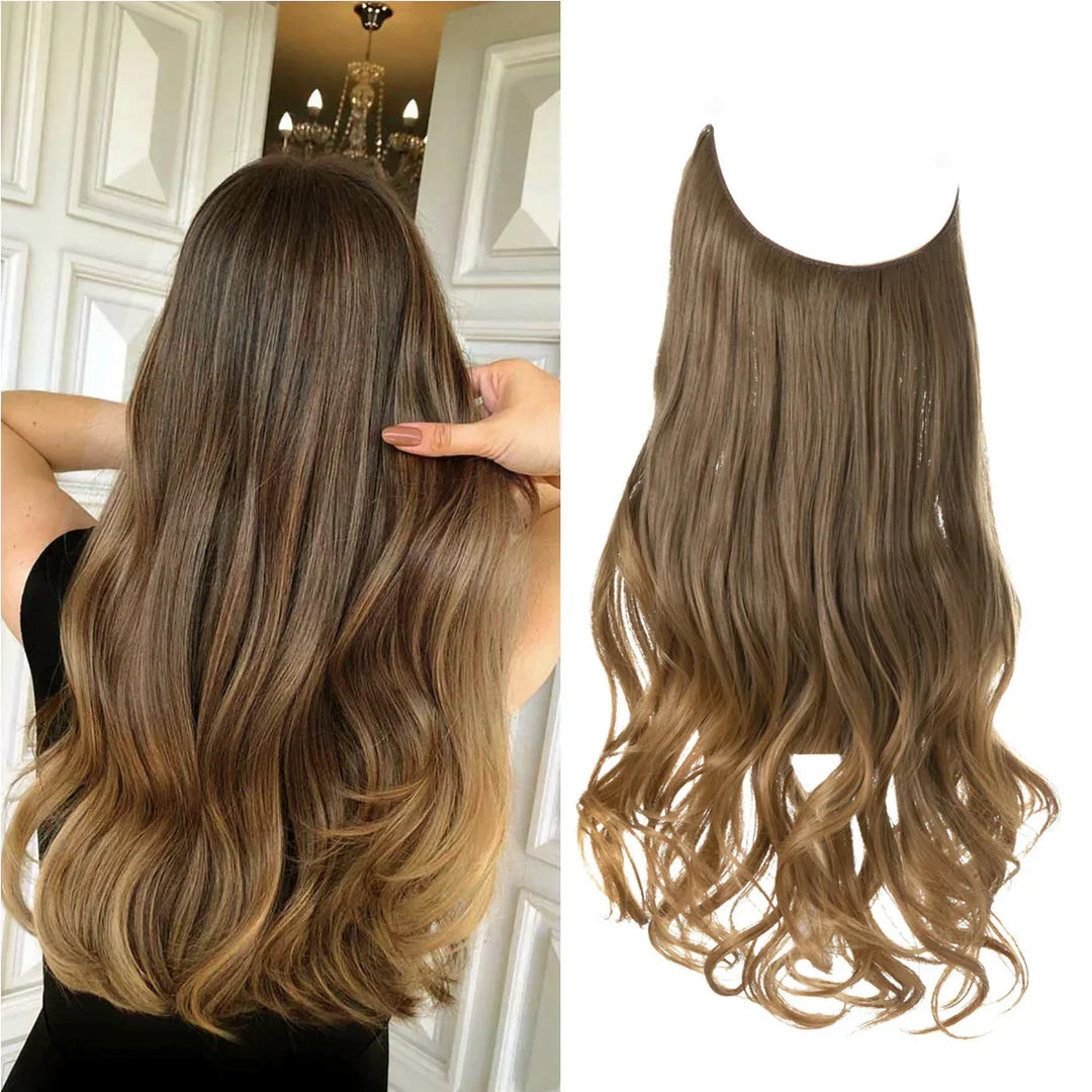 SecretHair | Äkta Hår Extensions | Naturligt Vågmängd | Blond