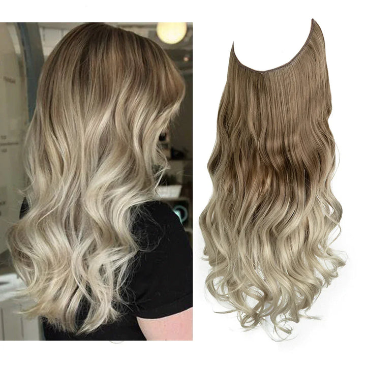 SecretHair | Äkta Hår Extensions | Naturligt Vågmängd | Blond
