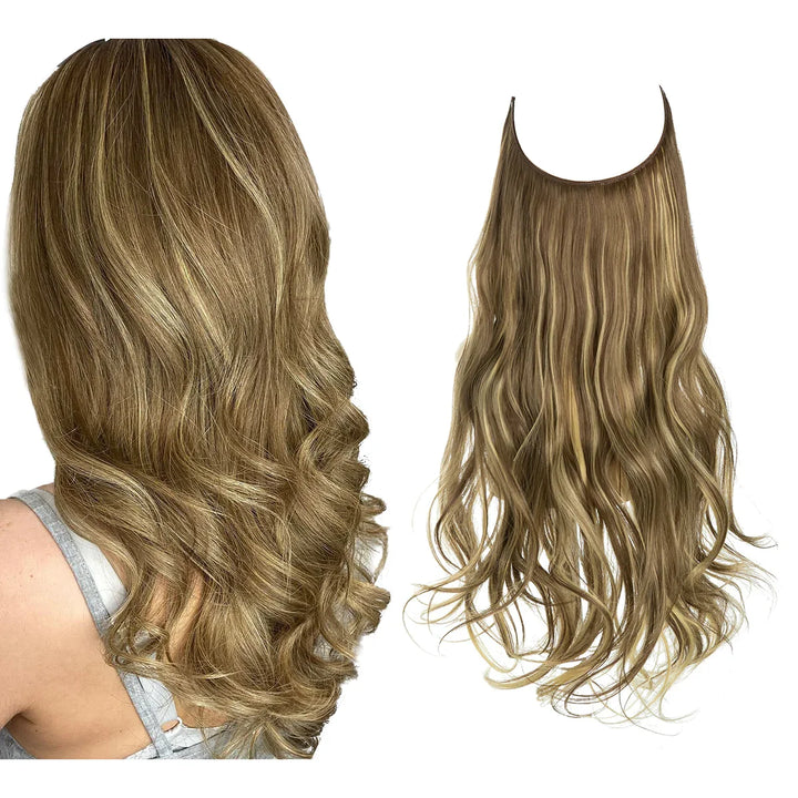 SecretHair | Äkta Hår Extensions | Naturligt Vågmängd | Blond