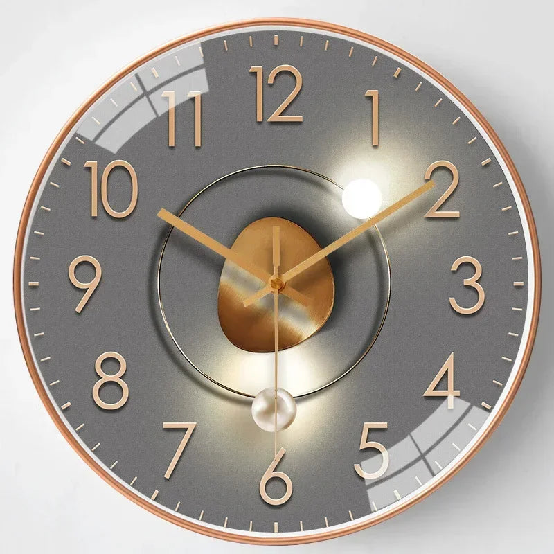 Karnz | SilentTime – Digital väggklocka i klassisk stil