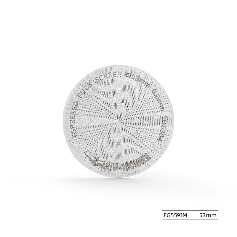 MHW-3BOMBER 51/53/58.5mm Espresso Puck Skärm Dubbel-Lager Metall Kaffe Återanvändbart Filter