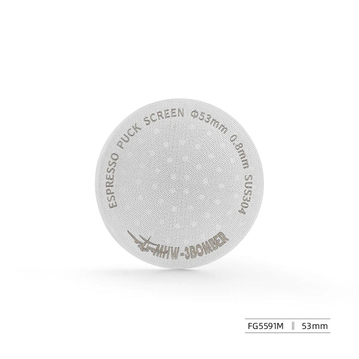 MHW-3BOMBER 51/53/58.5mm Espresso Puck Skärm Dubbel-Lager Metall Kaffe Återanvändbart Filter